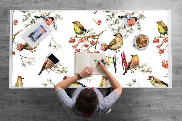 Desk pad Birds on a branch