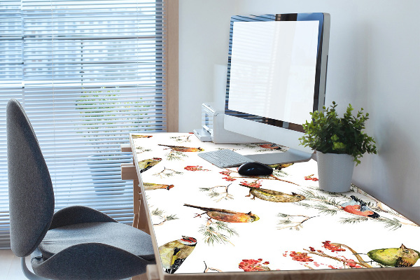Desk pad Birds on a branch
