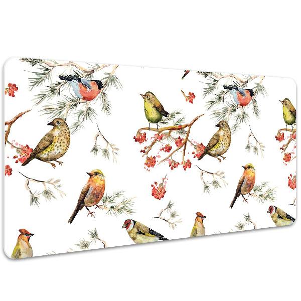 Desk pad Birds on a branch
