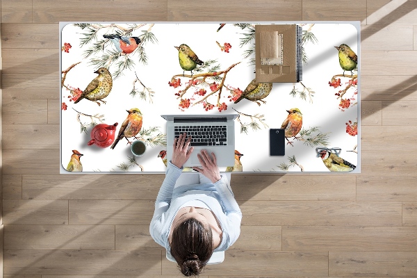 Desk pad Birds on a branch