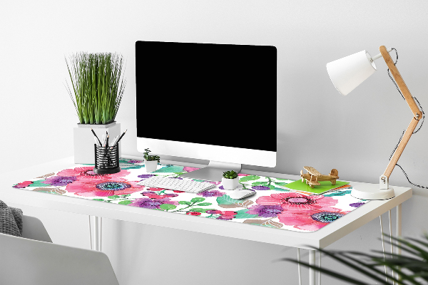 Desk pad Flowers and berries