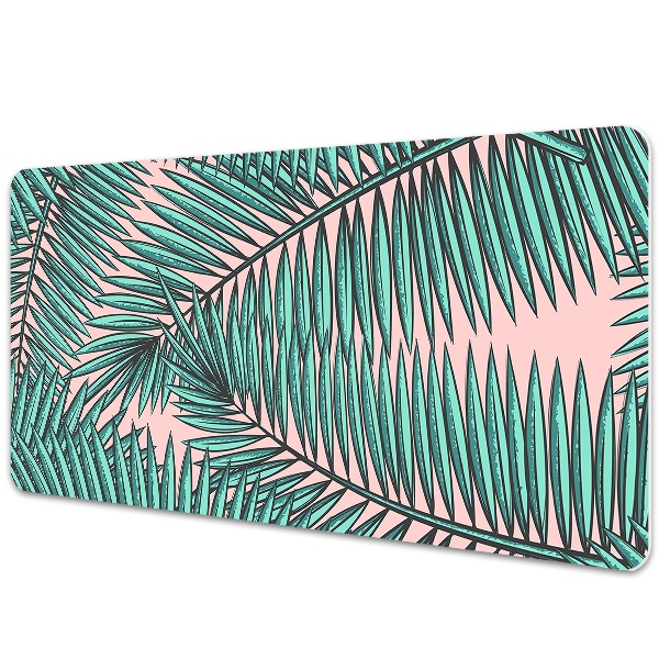 Desk pad exotic leaf