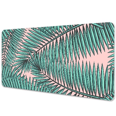 Desk pad exotic leaf