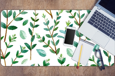 Desk pad green branches