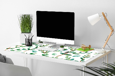 Desk pad green branches