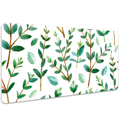 Desk pad green branches