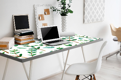 Desk pad green branches