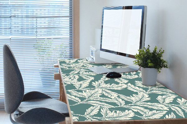Large desk pad PVC protector picture leaves