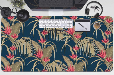 Full desk protector tropical Palm Trees