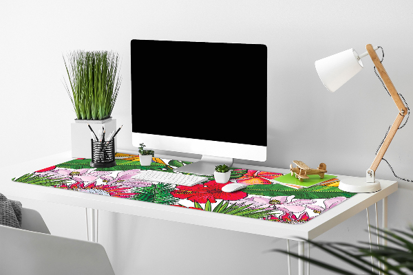 Desk pad Colorful flowers