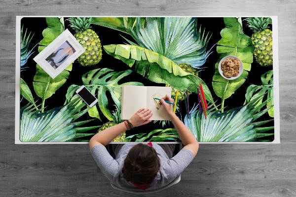 Large desk mat for children pineapples