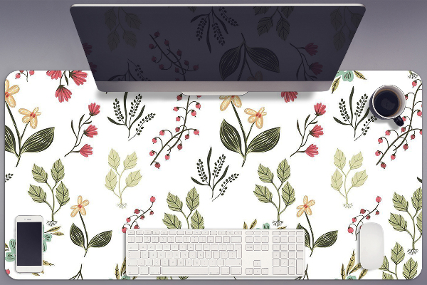 Desk pad Berries and Flowers