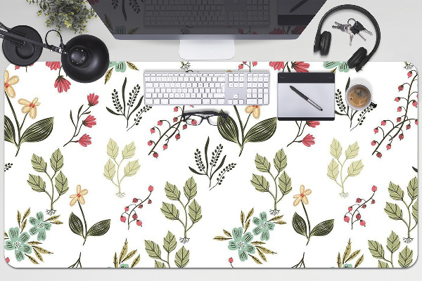 Desk pad Berries and Flowers