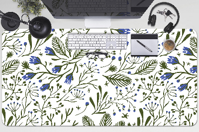 Large desk mat for children flowers