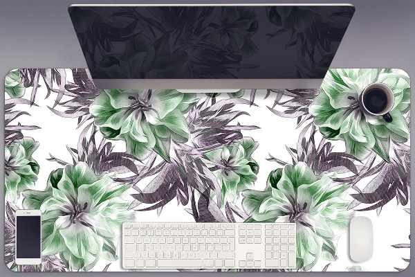 Desk pad magical flowers