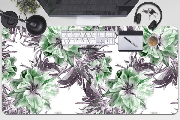 Desk pad magical flowers