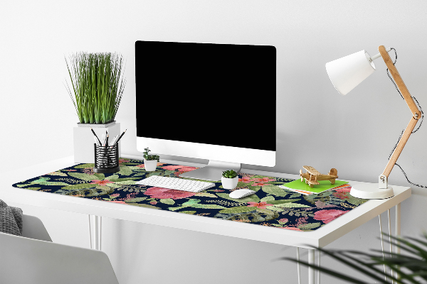 Full desk protector Parrot in the jungle