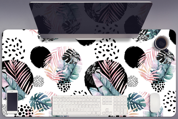 Full desk pad Abstraction leaves