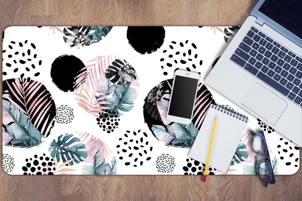 Full desk pad Abstraction leaves