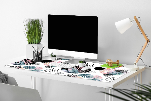 Full desk pad Abstraction leaves