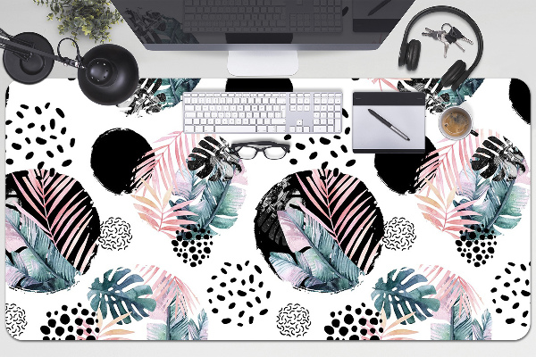 Full desk pad Abstraction leaves