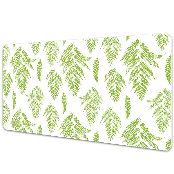 Desk pad imprints of ferns