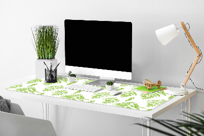 Desk pad imprints of ferns