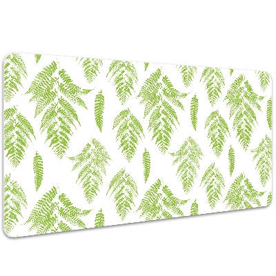 Desk pad imprints of ferns