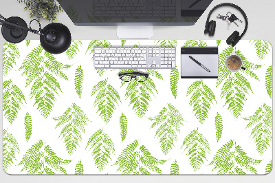 Desk pad imprints of ferns