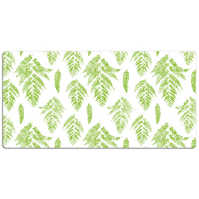 Desk pad imprints of ferns