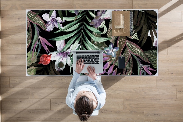 Full desk mat palm flowers