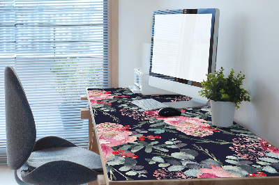 Desk pad Flowers and leaves