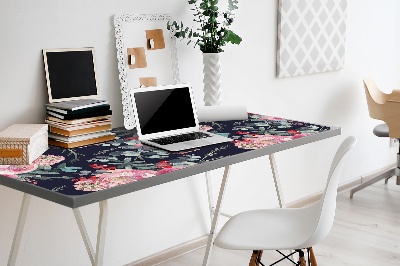 Desk pad Flowers and leaves