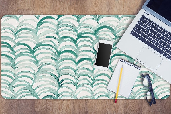 Large desk mat for children Fish scales