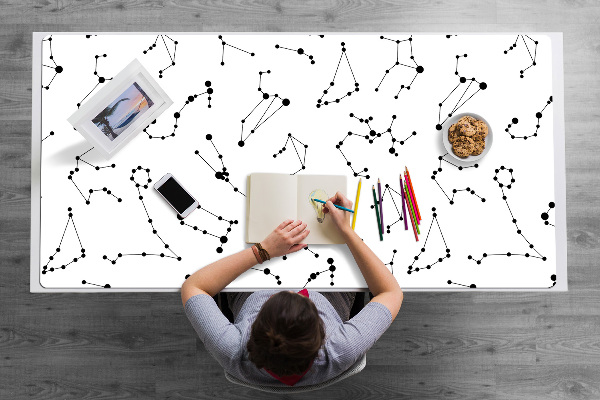 Large desk pad PVC protector Constellation