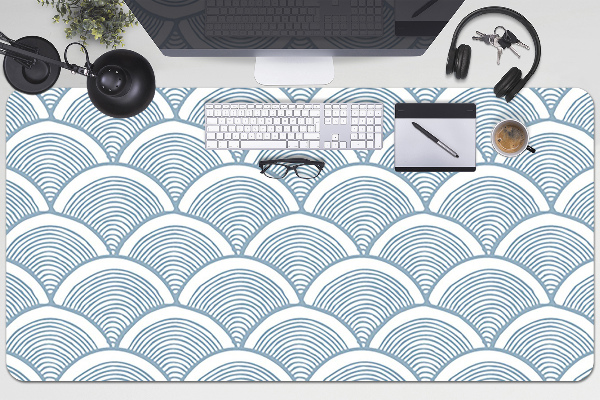 Full desk protector Fish scale pattern