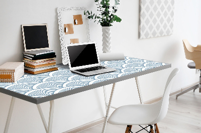 Full desk protector Fish scale pattern