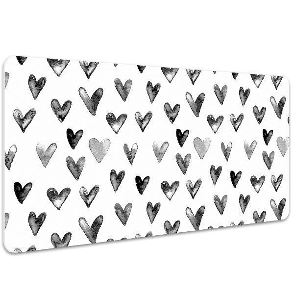 Full desk mat painted heart