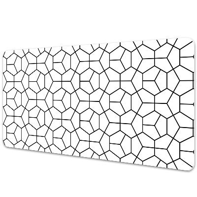 Full desk protector geometric shapes