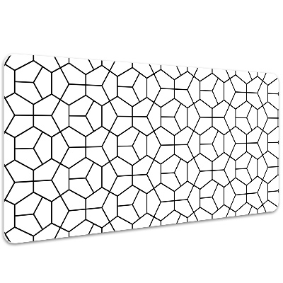 Full desk protector geometric shapes