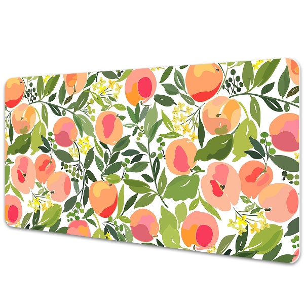 Large desk mat for children Peaches