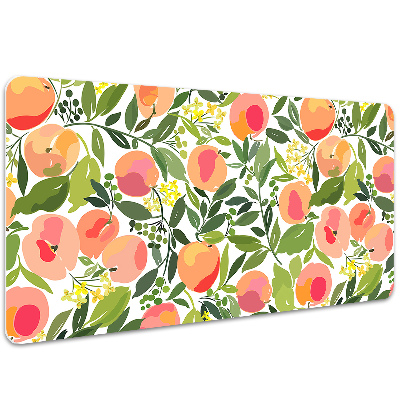 Large desk mat for children Peaches