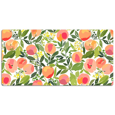 Large desk mat for children Peaches