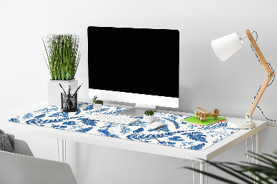 Full desk protector blue fern