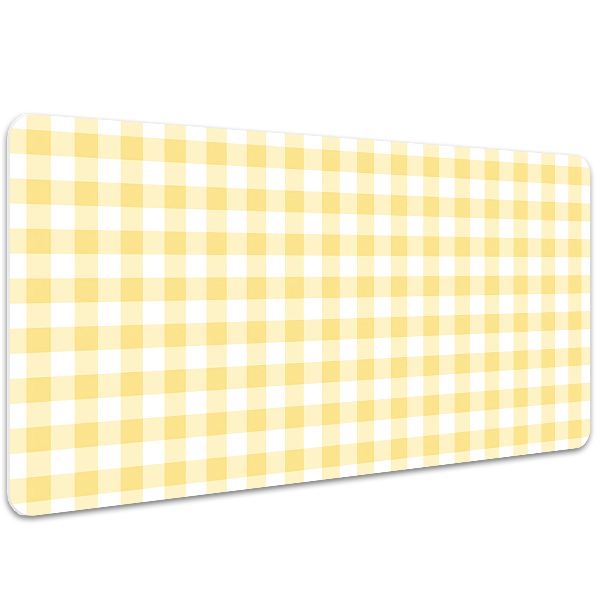 Large desk mat for children yellow grille