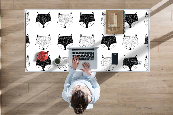 Large desk pad PVC protector Pattern in slippery