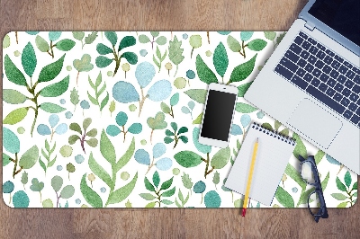 Full desk mat Green leaves