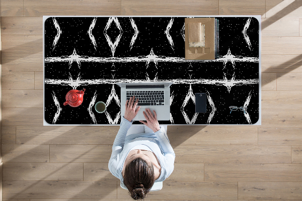 Full desk pad black abstraction