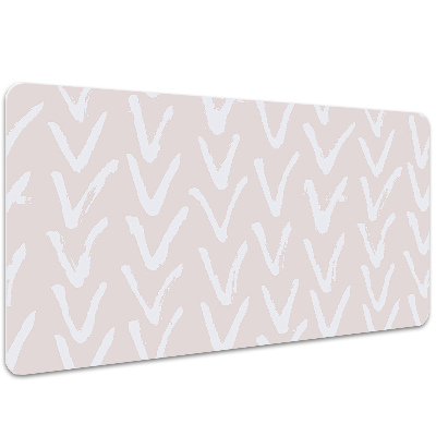 Large desk mat table protector V bright pink