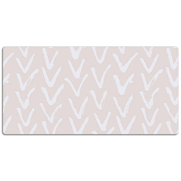 Large desk mat table protector V bright pink